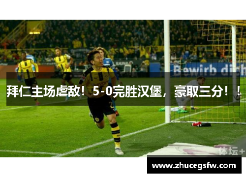 拜仁主场虐敌！5-0完胜汉堡，豪取三分！！